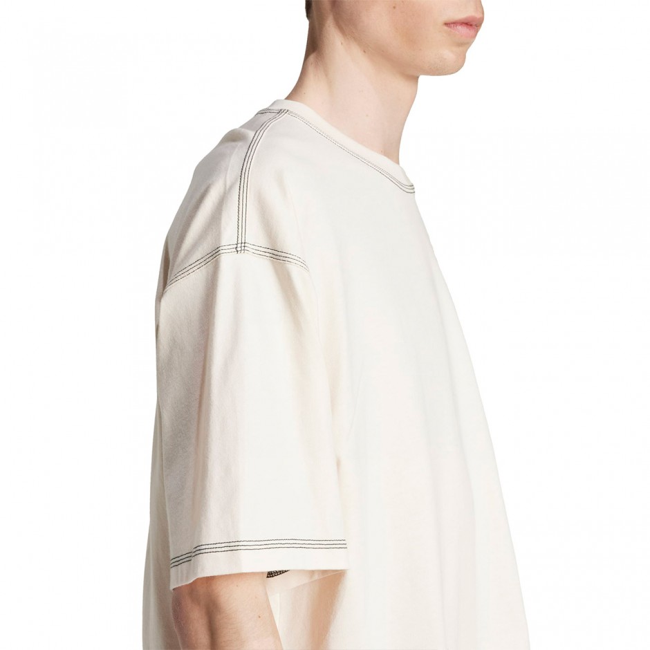 Ανδρικό T-Shirt Εκρού - adidas Originals Trefoil Essentials