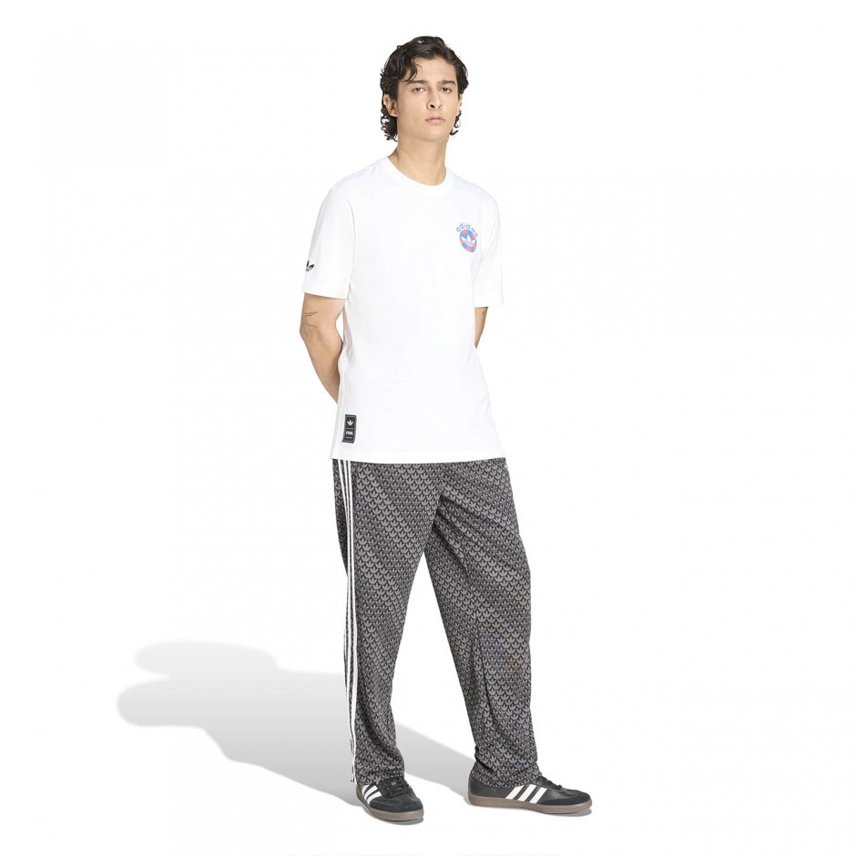 Ανδρικό T-Shirt Λευκό - adidas Originals Archive Football Graphic