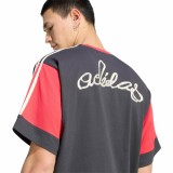 Ανδρικό T-Shirt Μαύρο - adidas Originals Paneled Graphic Εικόνα 2