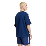 Men's T-Shirt Blue - adidas Originals Adicolor 3-Stripes Oversized Image 0