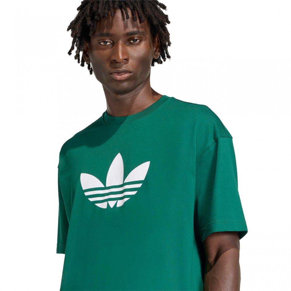 Ανδρικό T-Shirt Πράσινο - adidas Originals Adicolor Trefoil