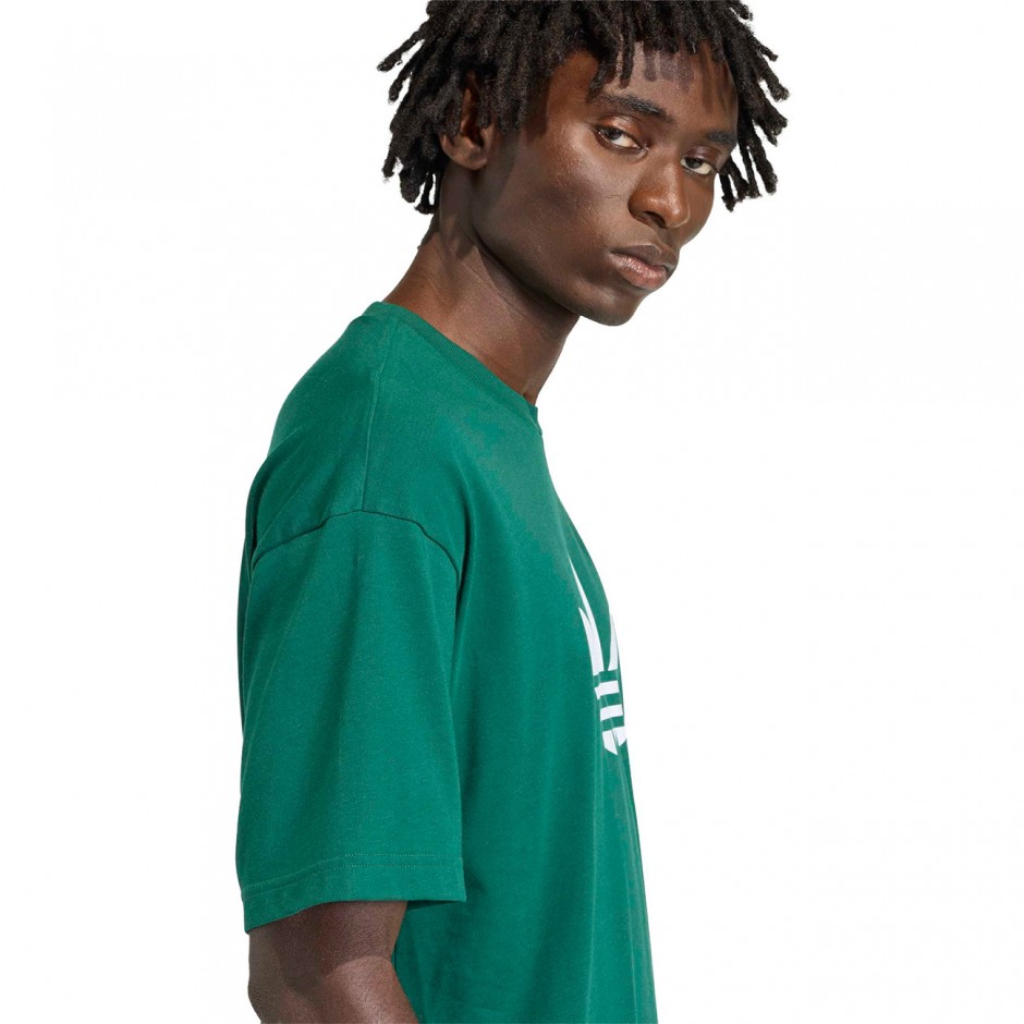 Ανδρικό T-Shirt Πράσινο - adidas Originals Adicolor Trefoil