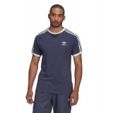 adidas Originals ADICOLOR CLASSICS 3-STRIPES T-SHIRT HE9545 Blue Image 