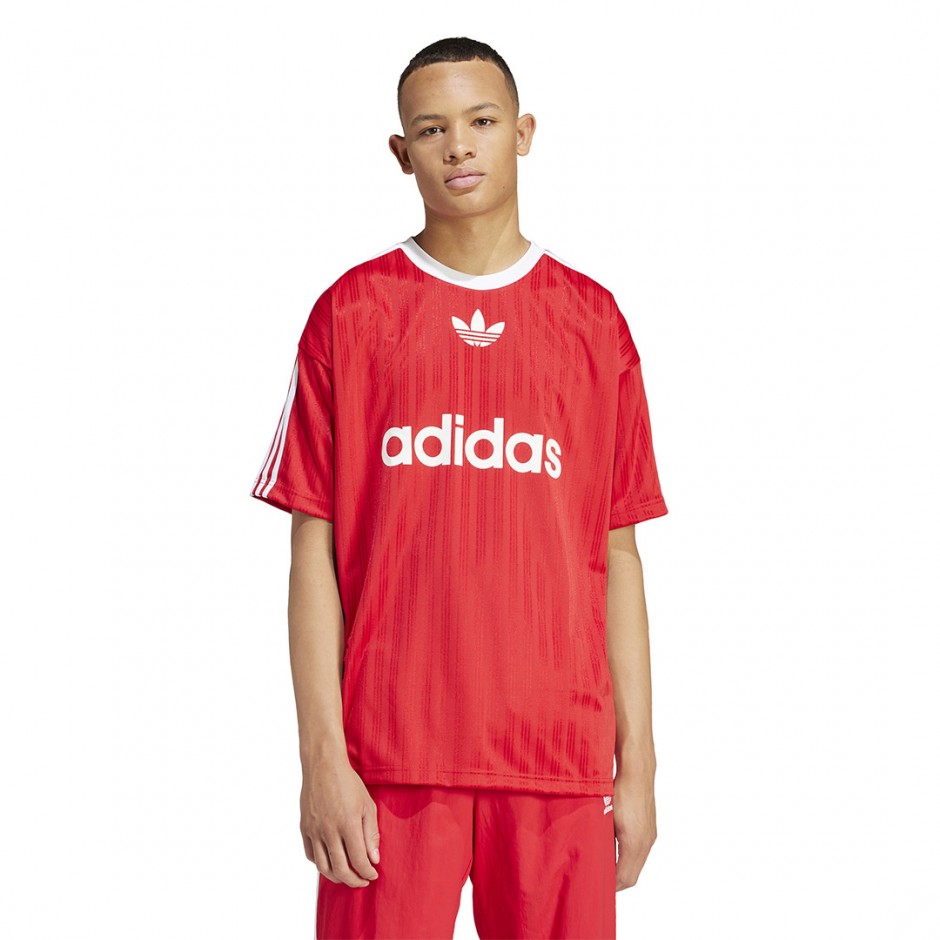 Ανδρικό T-Shirt Κόκκινο - adidas Originals Adicolor 