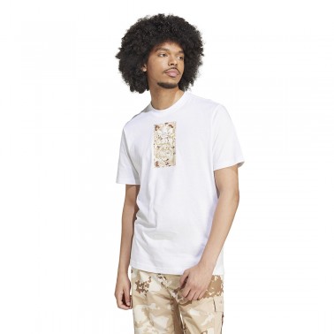 Ανδρικό T-Shirt Λευκό - adidas Originals Camo Label
