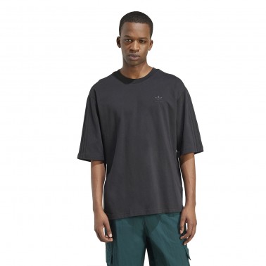 Ανδρικό T-Shirt Μαύρο - adidas Originals Adicolor Oversized