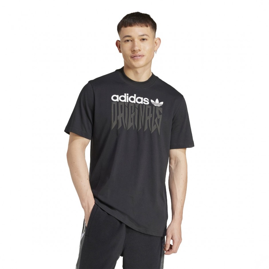 Ανδρικό T-Shirt Μαύρο - adidas Originals Graphic Loose