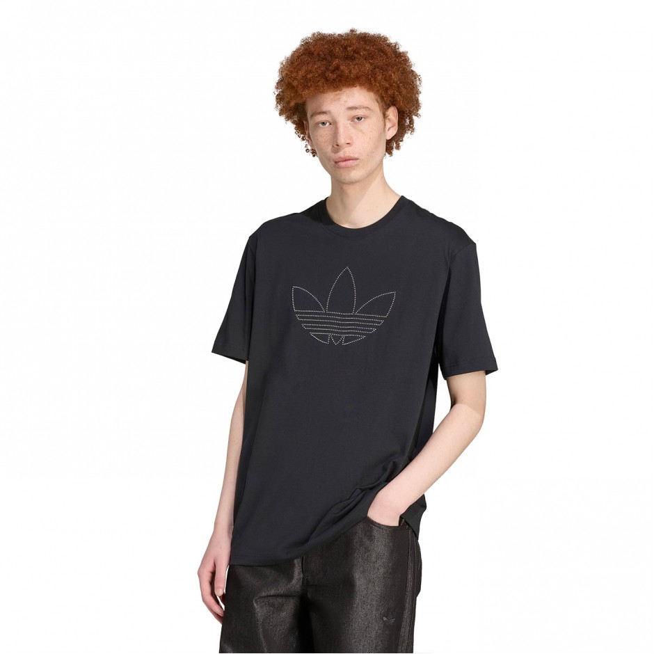 Ανδρικό T-Shirt Μαύρο - adidas Originals Studded