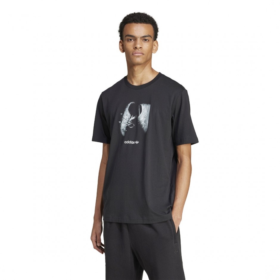 Ανδρικό T-Shirt Μαύρο - adidas Originals Training Supply Street Tee 5