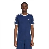 Ανδρικό T-Shirt Μπλε - adidas Originals Drop Needle 3-Stripes Εικόνα 