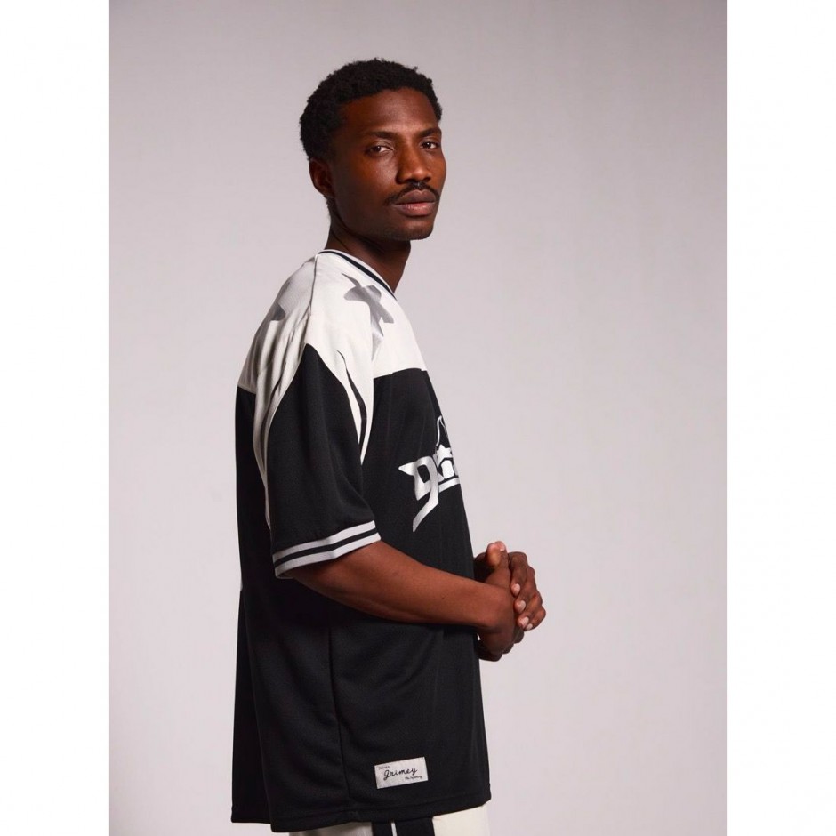 GRIMEY INFAMOUS DEEPER V NECK OVERSIZE TEE GAVN729-BLK Black