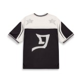 GRIMEY INFAMOUS DEEPER V NECK OVERSIZE TEE GAVN729-BLK Black Image 4