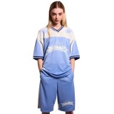 GRIMEY INFAMOUS DEEPER V NECK OVERSIZE TEE GAVN729-LBLU Siel Image 2