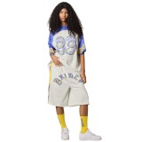 Unisex T-Shirt Εκρού - Grimey Droppin Science Mesh Boxy Football Εικόνα 2