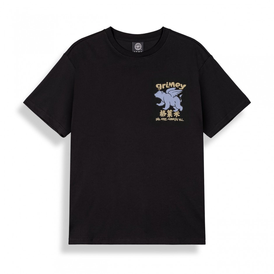 Unisex T-Shirt Black - Grimey Concreat Jungle We Are Above All