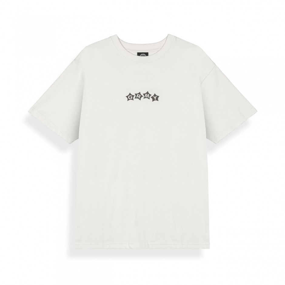 Unisex T-Shirt Εκρού - Grimey We Burn Sweet Classic Fit