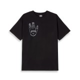 Ανδρικό T-Shirt Μαύρο - Grimey Peace Within The Glitzy Grillz Εικόνα 