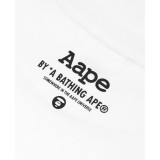 AAPE BY *A BATHING APE®  BASIC TEE- OG MOONFACE AAPTEM1267-WHX White