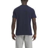 Reebok Classics Identity Big Stacked Logo Μπλε - Ανδρικό T-Shirt Εικόνα 0