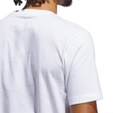 Men's T-Shirt White - adidas Sportswear Camo Shape Graphic Image 3