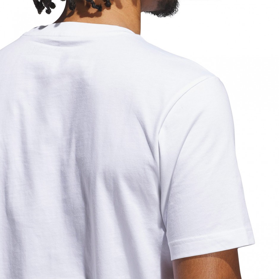 Men's T-Shirt White - adidas Sportswear Camo Shape Graphic