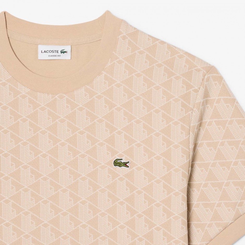 LACOSTE TEE-SHIRT&TURTLE NECK SHT SPORTSWEAR TH11978GI Beige