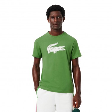 Ανδρικό T-Shirt Πράσινο - Lacoste Sport 3D Print