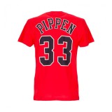 Ανδρικό T-Shirt Κόκκινο - Mitchell & Ness Chicago Bulls Scottie Pippen Εικόνα 0