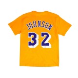 Ανδρικό T-Shirt NBA Κίτρινο - Mitchell & Ness Los Angeles Lakers Magic Johnson Εικόνα 0