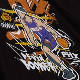Ανδρικό T-Shirt NBA Μαύρο - Mitchell & Ness Devin Booker Phoenix Suns Chalked Up Εικόνα 3