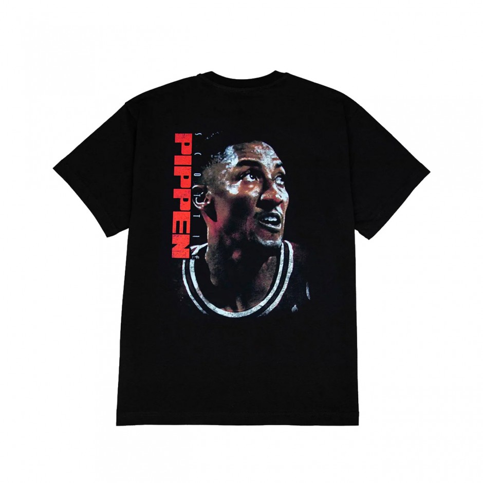 Ανδρικό T-Shirt NBA Μαύρο - Mitchell & Ness Chicago Bulls Scottie Pippen