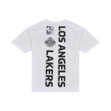 Men's NBA T-Shirt White - Mitchell & Ness Los Angeles Lakers Monochrome Image 0