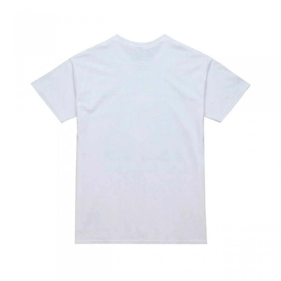 Men's NBA T-Shirt White - Mitchell & Ness Philadelphia 76ers Stateside Pastel