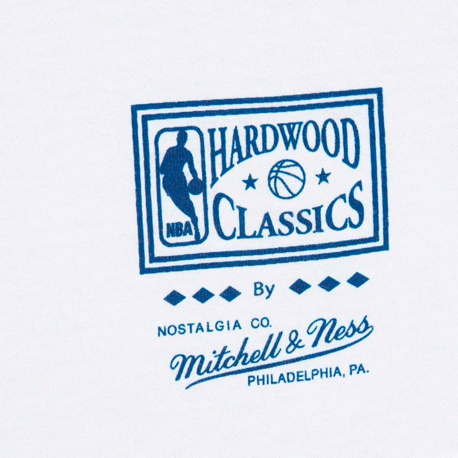 Men's NBA T-Shirt White - Mitchell & Ness Philadelphia 76ers Stateside Pastel