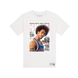 Ανδρικό T-Shirt NBA Λευκό - Mitchell & Ness Allen Iverson Philadelphia 76ers Slam Εικόνα 