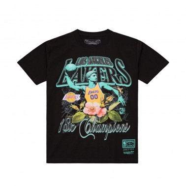 Ανδρικό T-Shirt NBA Μαύρη - Mitchell & Ness Los Angeles Lakers In The City
