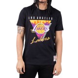 Ανδρικό T-Shirt NBA Μαύρο - Mitchell & Ness Los Angeles Lakers Final Seconds Εικόνα 