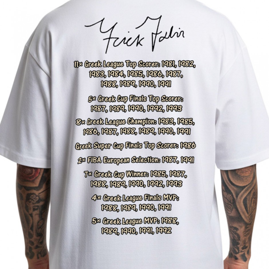 Ανδρικό T-Shirt Λευκό - Nick Galis 'Milestone Moments'