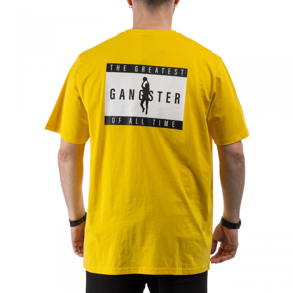 Ανδρικό T-Shirt Κίτρινο - Nick Galis 'The G.O.A.T.'