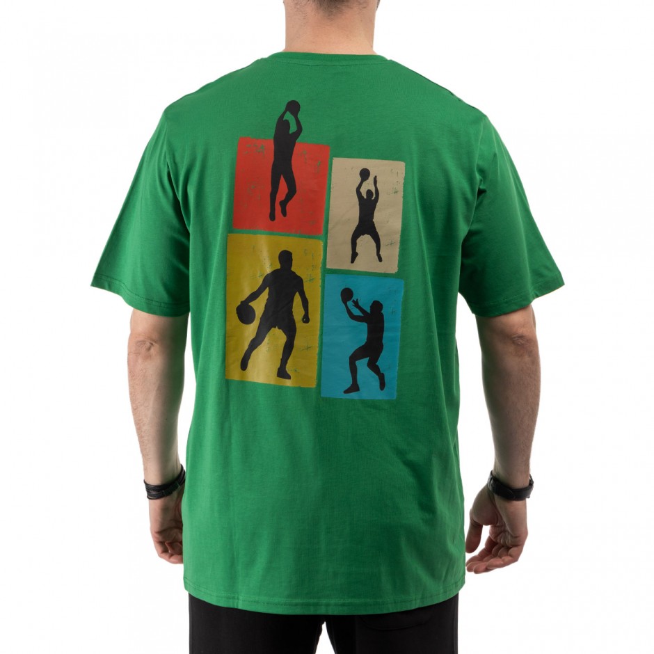 Ανδρικό T-Shirt Πράσινο - Nick Galis 'Legend Moves'