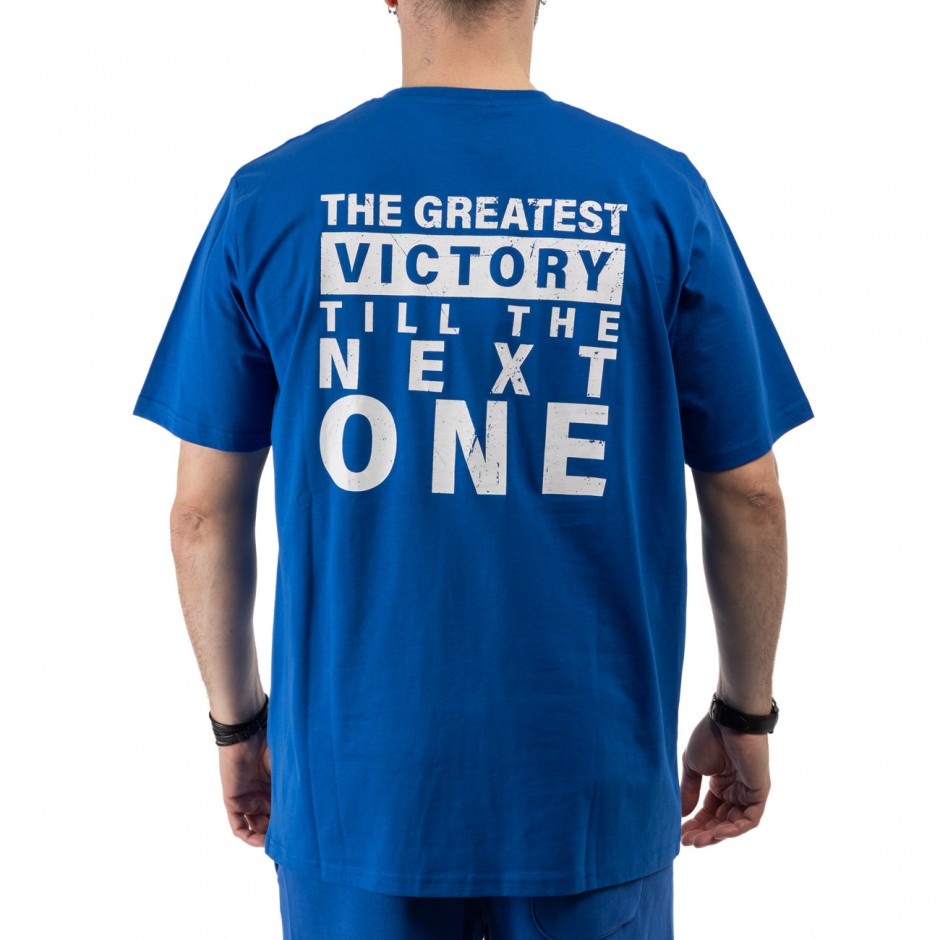 Men's T-Shirt Royal Blue - Nick Galis 'Saying'