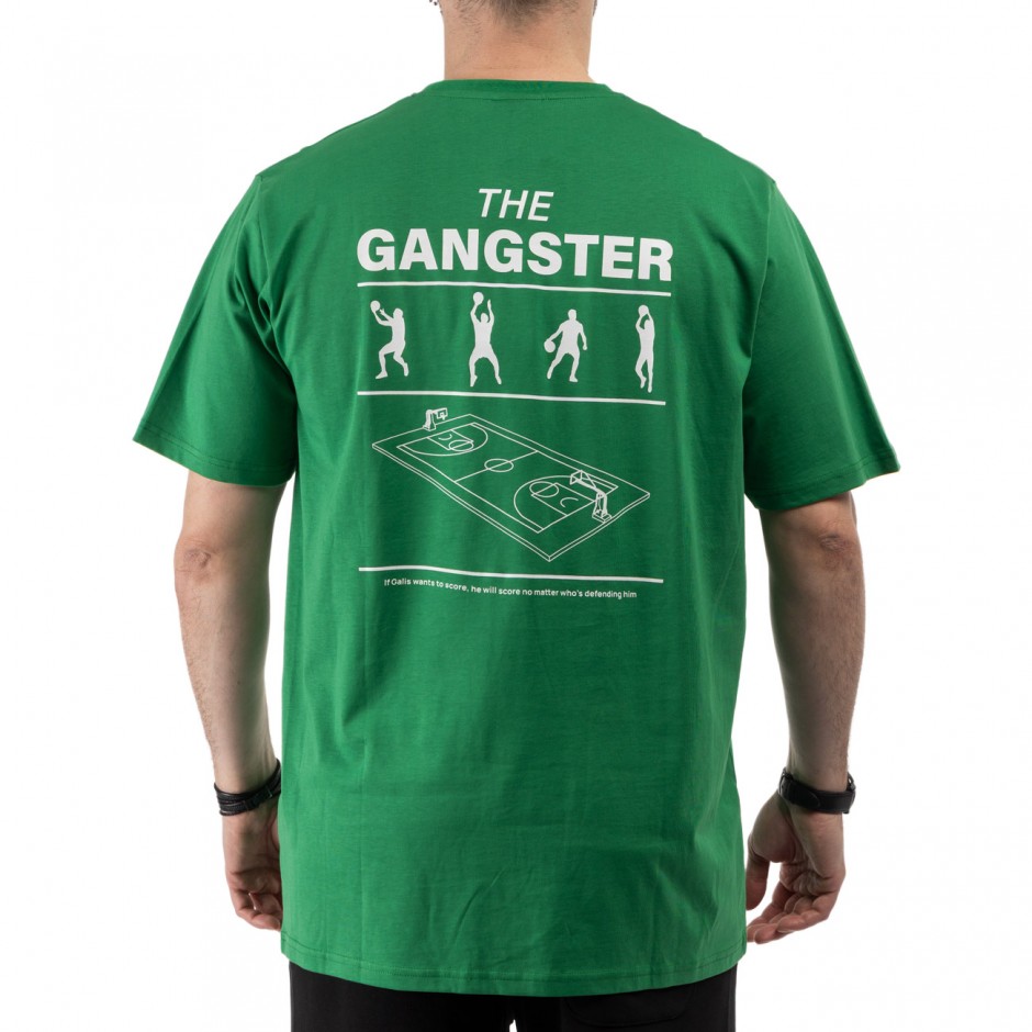 Ανδρικό T-Shirt Πράσινο - Nick Galis 'The Gangster's Court'