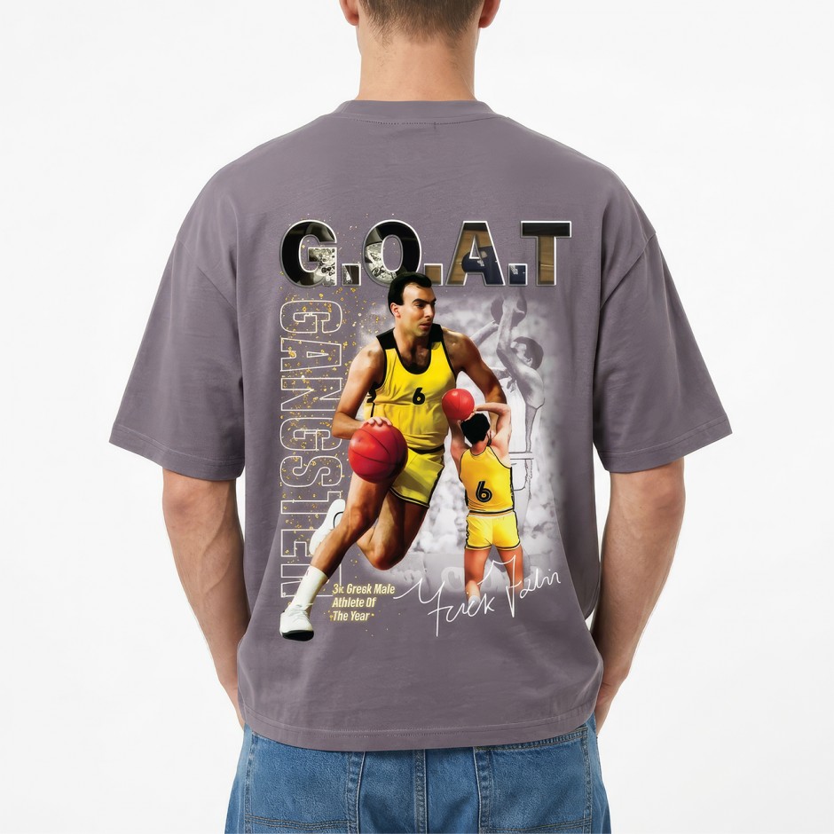 Ανδρικό T-Shirt Ανθρακί - Nick Galis 'The Gangster's Legacy'