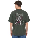 Ανδρικό T-Shirt Κυπαρισσί - Nick Galis 'Never Give Up' Εικόνα 0