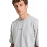 Men's T-Shirt Grey - Nick Galis 'Never Give Up' Image 1