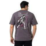 Ανδρικό T-Shirt Ανθρακί - Nick Galis 'Never Give Up' Εικόνα 0