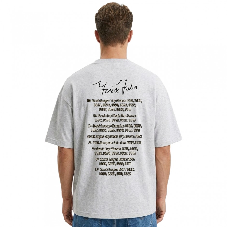 Men's T-Shirt Grey - Nick Galis 'Milestone Moments' 