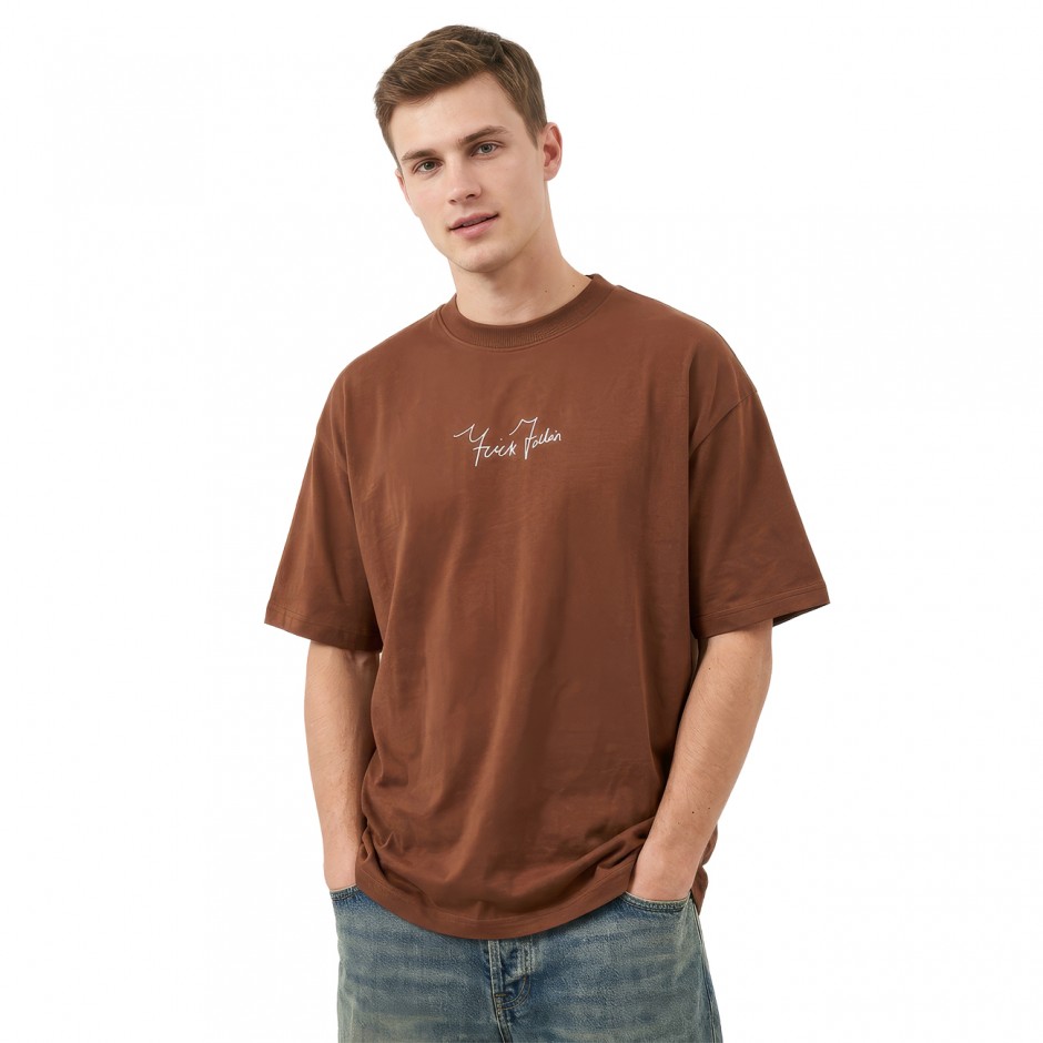 Ανδρικό T-Shirt Καφέ - Nick Galis 'Milestone Moments'