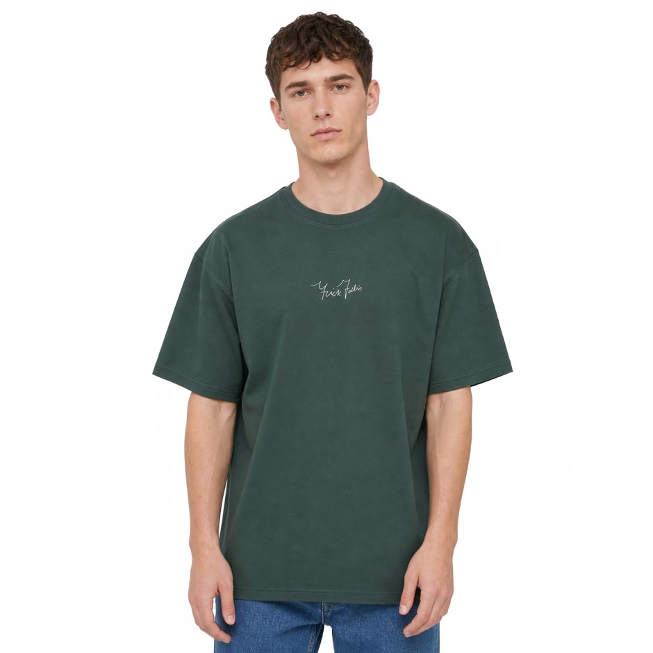 Ανδρικό T-Shirt Κυπαρισσί - Nick Galis 'Never Give Up'