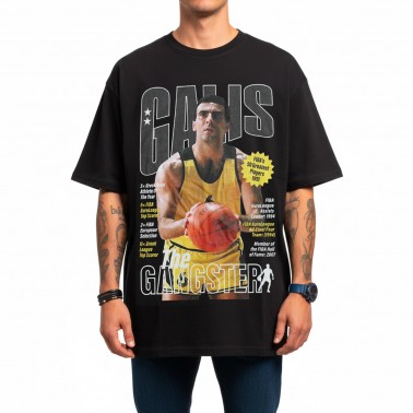 Ανδρικό T-Shirt Μαύρο - Nick Galis 'FIBA Gangster'